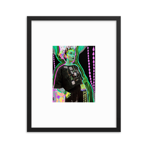 does the moon have a garden? / Art Print (framed) - multiple frame colors available / Limited Edition